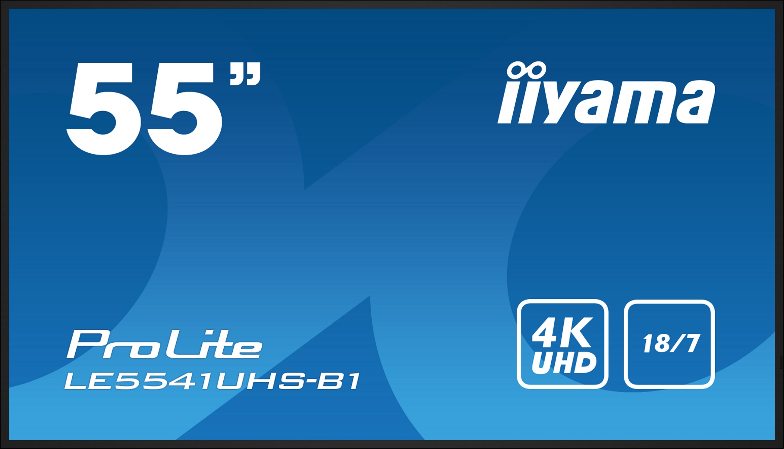 55" iiyama LE5541UHS-B1: IPS,4K UHD,18/7,RJ45,HDMI