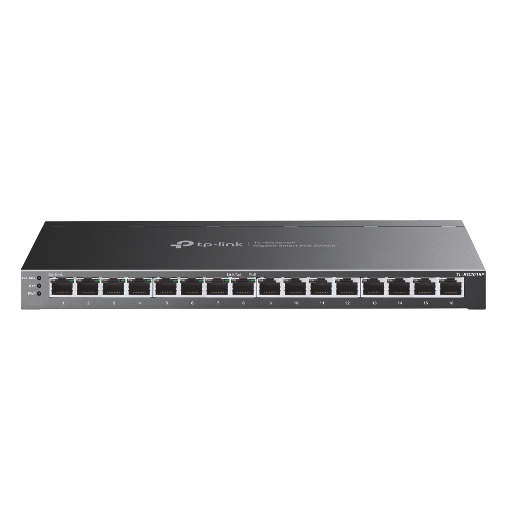 TP-Link TL-SG2016P TP-Link TL-SG2016P 16xGb(8xPoE+) 120W smart switch Omada SDN