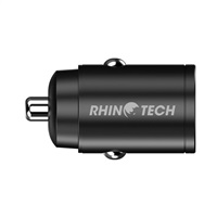 RhinoTech RTACC324 RhinoTech MINI nabíječka do auta USB-C + USB-A, 30 W, černá