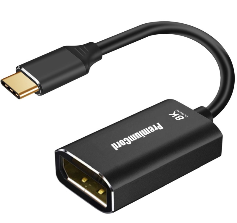 PremiumCord ku31dp10 PremiumCord adaptér USB-C na DisplayPort DP1.4 8K@60Hz a 4k@120Hz