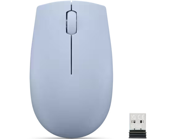 Lenovo 300 Wireless Compact Mouse GY51L15679 Lenovo myš 300 Wireless Compact (Frost Blue = světle modrá) s baterií