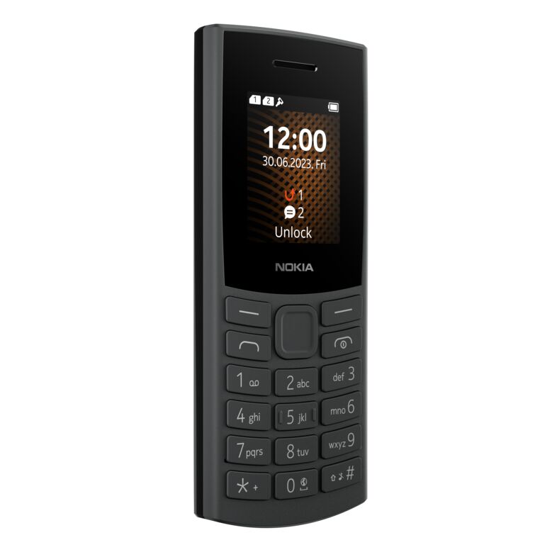 Nokia 105 Dual SIM, 4G, černá (2023)