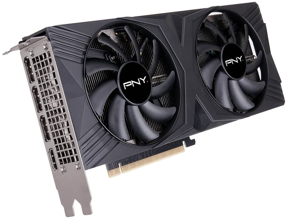PNY GeForce RTX 4070 VERTO Dual Fan 12GB GDDR6X VCG407012DFXPB1 PNY GeForce RTX 4070 12GB VERTO Dual Fan / 12GB GDDR6X / PCI-E / 3x DP / HDMI