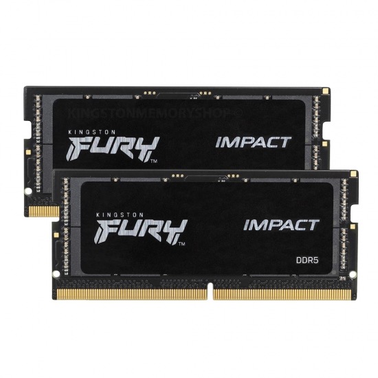 Kingston FURY Impact DDR5 32GB 6400MHz CL38 (2x16GB) KF564S38IBK2-32 Kingston FURY Impact/SO-DIMM DDR5/32GB/6400MHz/CL38/2x16GB/Black