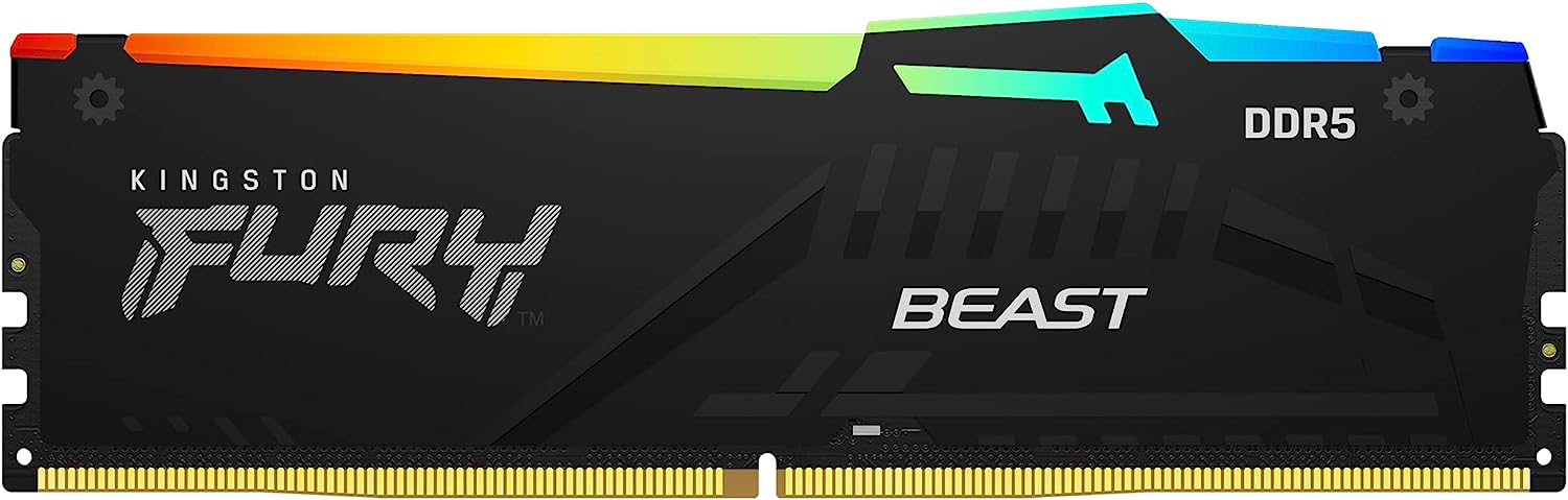 Kingston DDR5 64GB 6000MHz CL40 (4x16GB) KF560C40BBAK4-64 Kingston FURY Beast/DDR5/64GB/6000MHz/CL40/4x16GB/RGB/Black