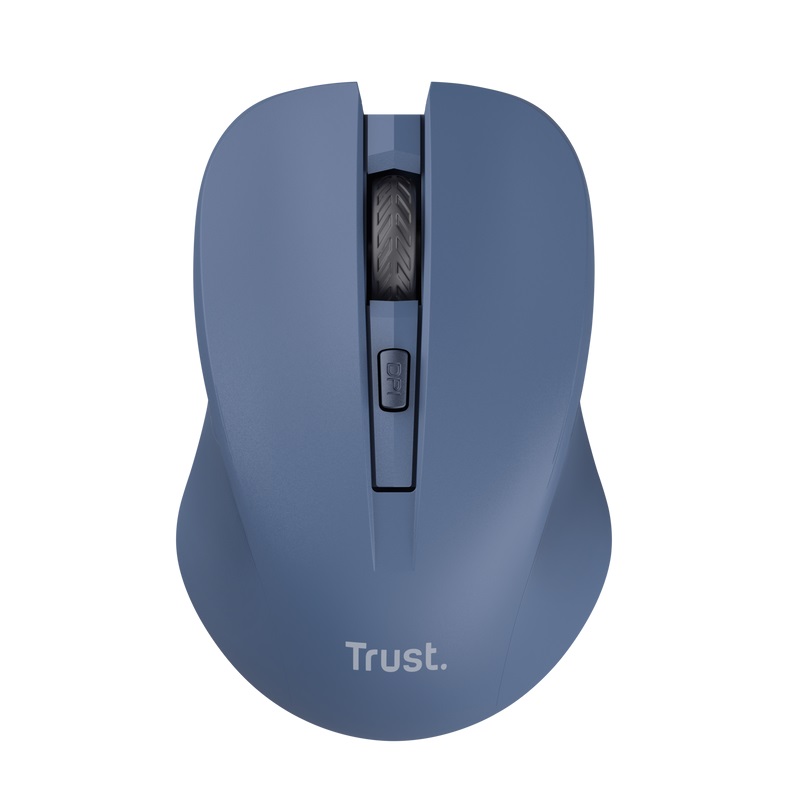 Trust Mydo Silent Click Wireless Mouse 25041 TRUST myš Mydo tichá bezdrátová myš, optická, USB, modrá