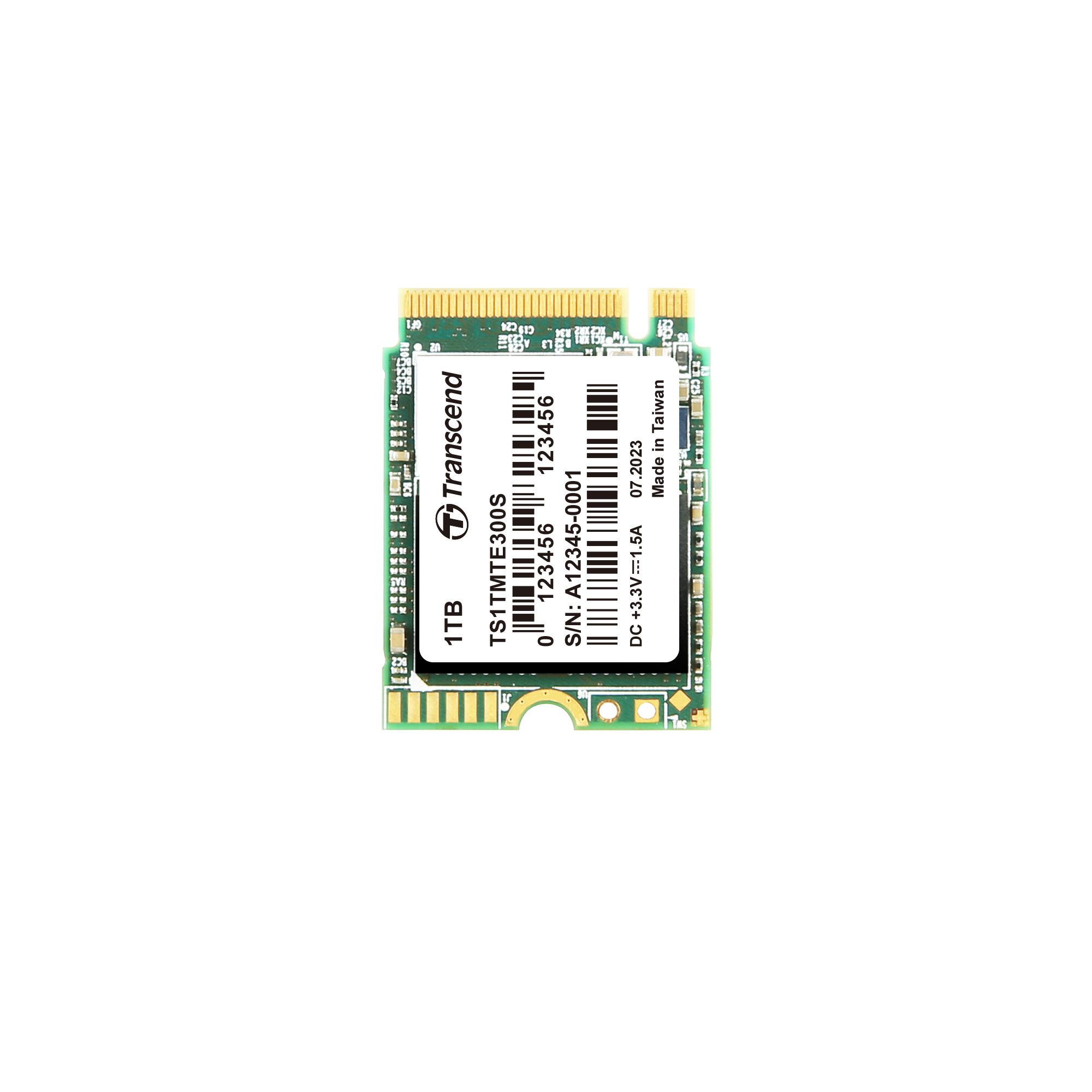 Transcend MTE300S 1TB, TS1TMTE300S Transcend MTE300S 1TB SSD disk M.2 2230,NVMe PCIe Gen3 x4 (3D NAND flash), R2000 MB/s, W1650 MB/s