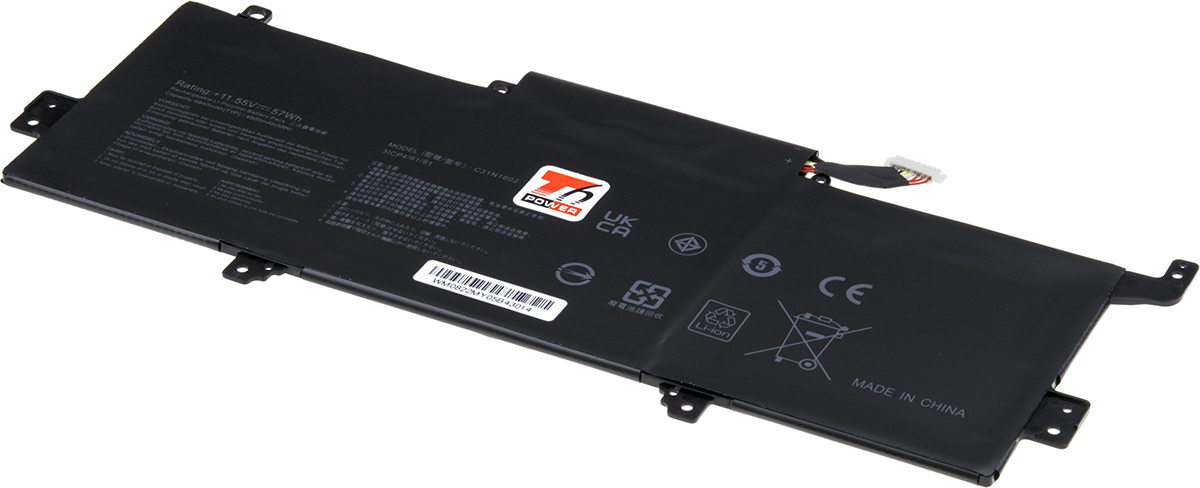 T6 Power NBAS0163 baterie - neoriginální Baterie T6 Power Asus ZenBook UX330UA, 4940mAh, 57Wh, 3cell, Li-pol