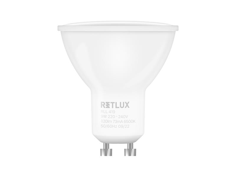Retlux RLL 419 GU10 LED žárovka 9W