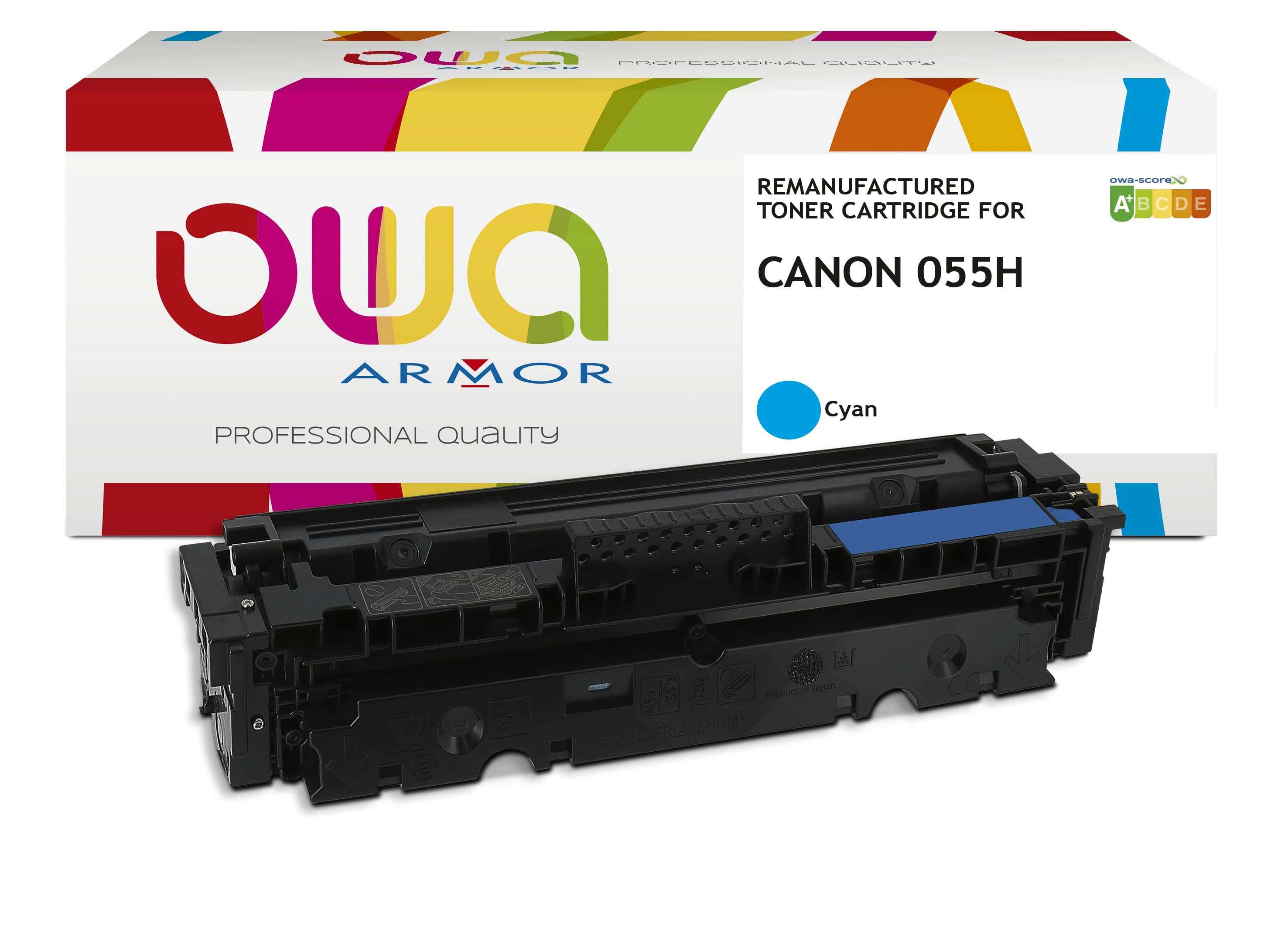 ARMOR Canon CRG-055H - kompatibilní OWA Armor toner kompatibilní s Canon CRG-055H C, 5900st, modrá/cyan