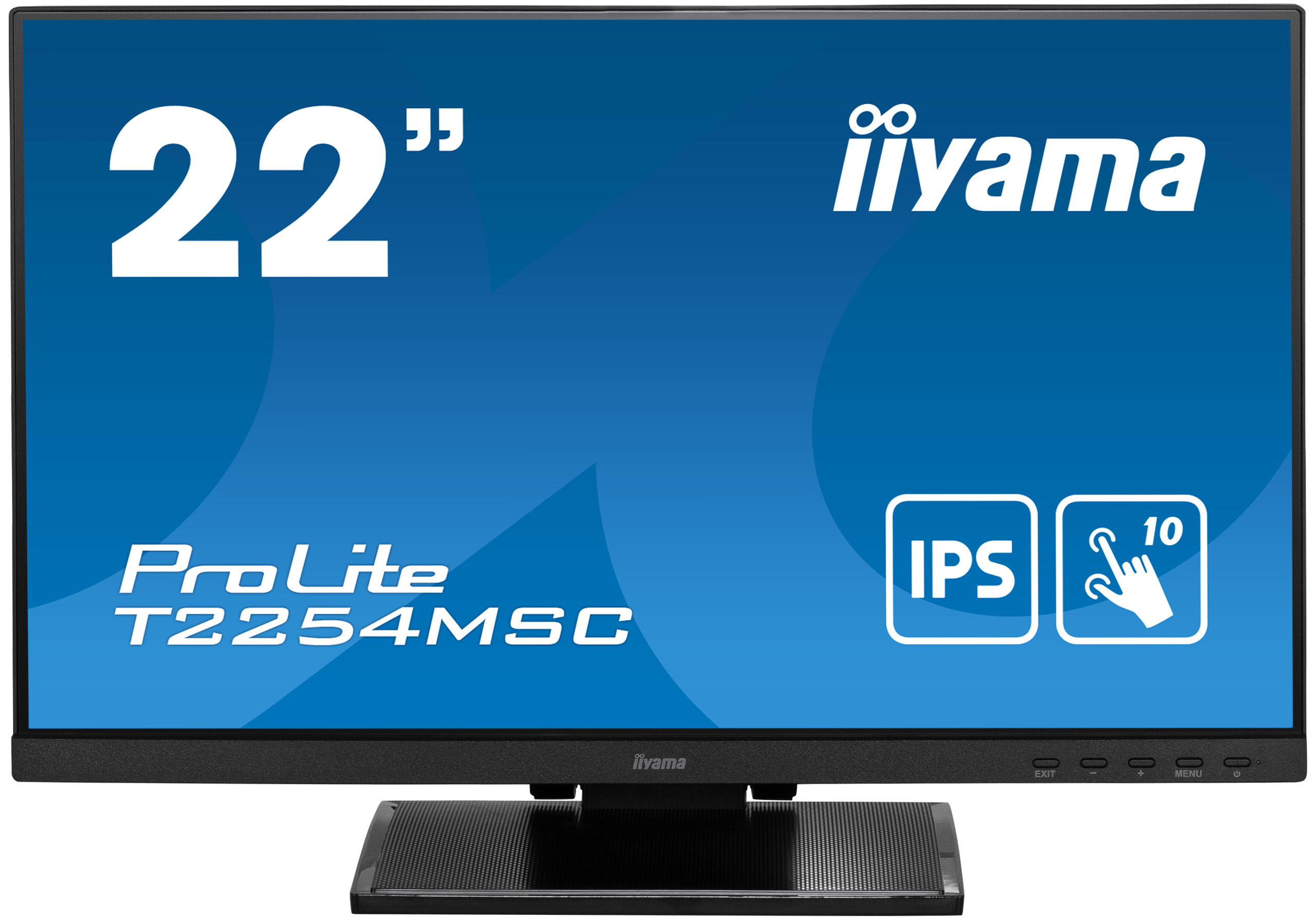 iiyama ProLite T2254MSC-B1AG, 54.6cm (21.5 ), Projected Capacitive, 10 TP, Full HD, black