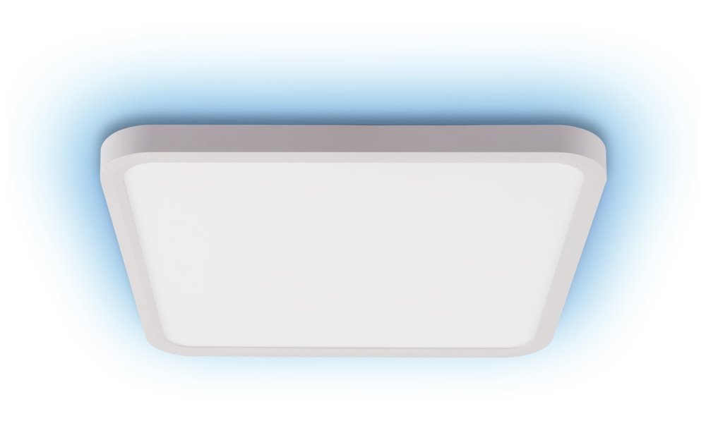 IMMAX NEO LITE TUDO SMART stropní svítidlo s RGB podsvícením 40x40cm, 50W Wi-Fi bílá, TUYA