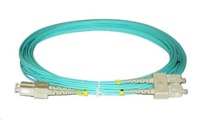 Duplexní patch kabel MM 50/125, OM3, SC-SC, LS0H, 1m