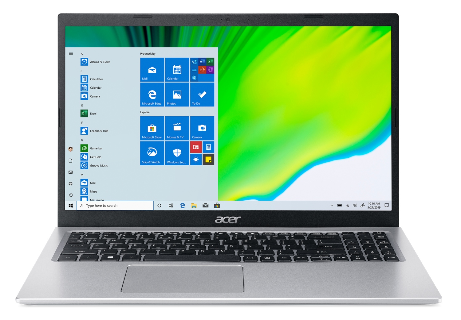 Acer NX.A1GEC.004 Aspire 5/A515-56/i7-1165G7/15,6"/FHD/16GB/1TB SSD/Iris Xe/W11H/Silver/2R