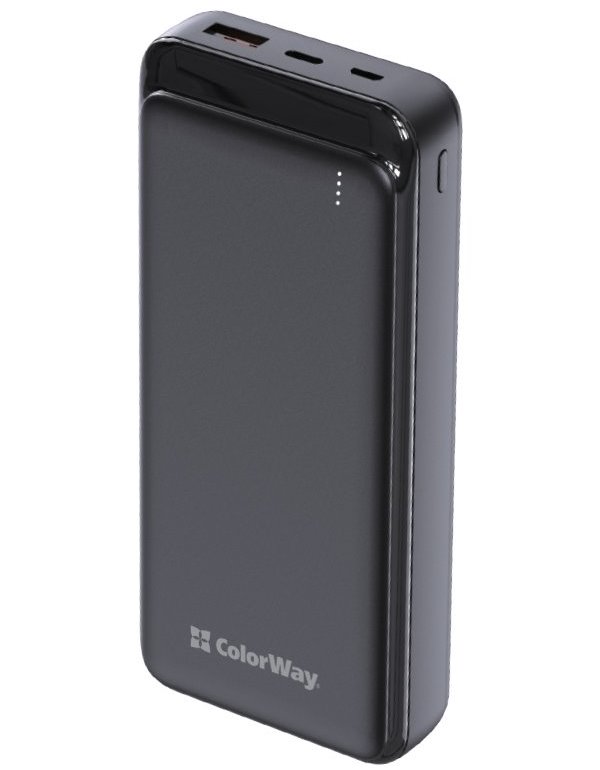 ColorWay CW-PB200LPG3BK-PD COLORWAY powerbanka/ 20 000mAh/ USB QC3.0/ USB-C Power Delivery 20W/ Micro-USB/ Černá