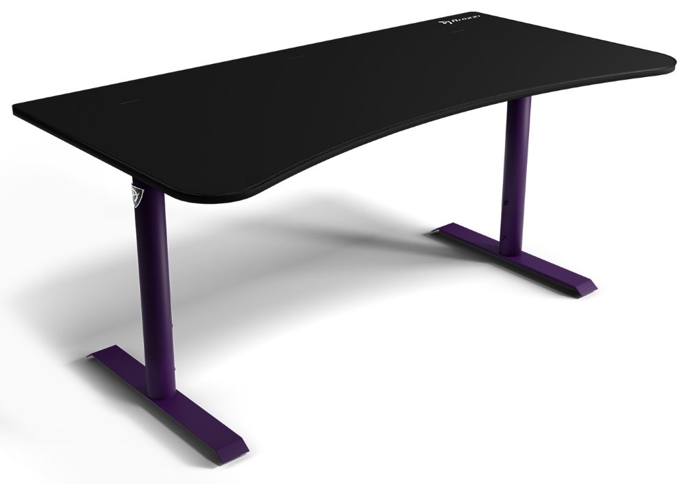 AROZZI herní stůl ARENA Gaming Desk Deep Purple Black