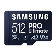 Samsung microSDXC 512 GB MB-MY512SA/WW Samsung PRO Ultimate/micro SDXC/512GB/200MBps/UHS-I U3 / Class 10/+ Adaptér/Modrá