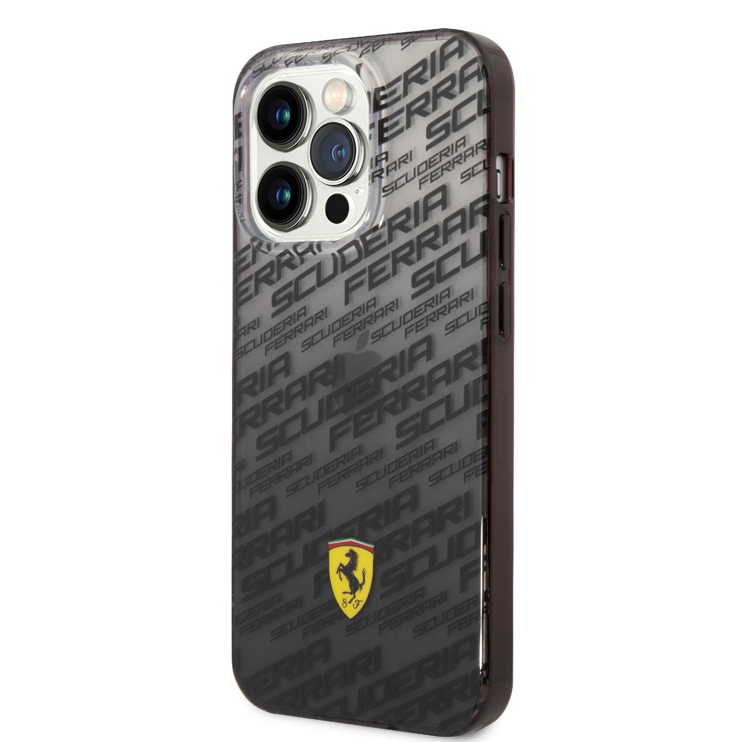 Ferrari Gradient Allover Zadní Kryt pro iPhone 14 Pro Black Nové