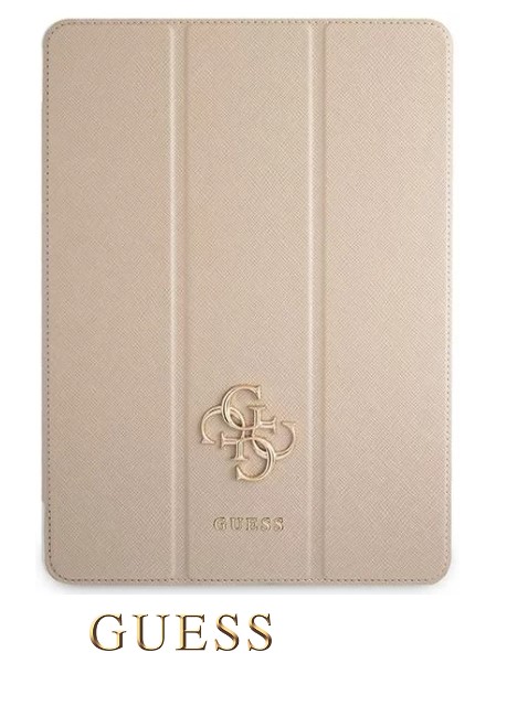 Guess Saffiano Folio Pouzdro pro iPad Pro 12.9 Gold Nové