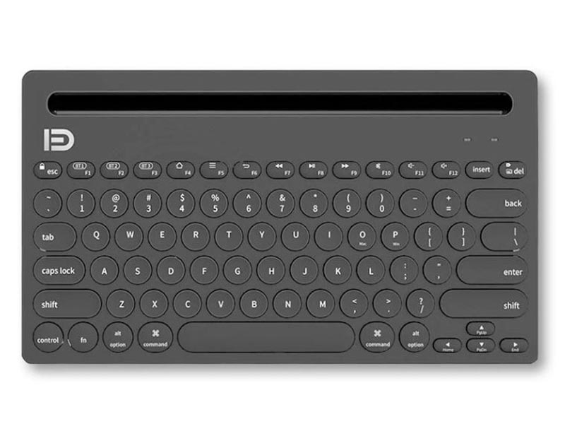 DeTech Bezdrátová klávesnice D IK3381 - černá Nové