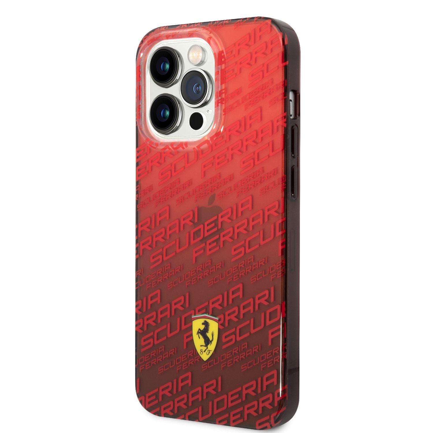 Ferrari Gradient Allover Zadní Kryt pro iPhone 14 Pro Red Nové