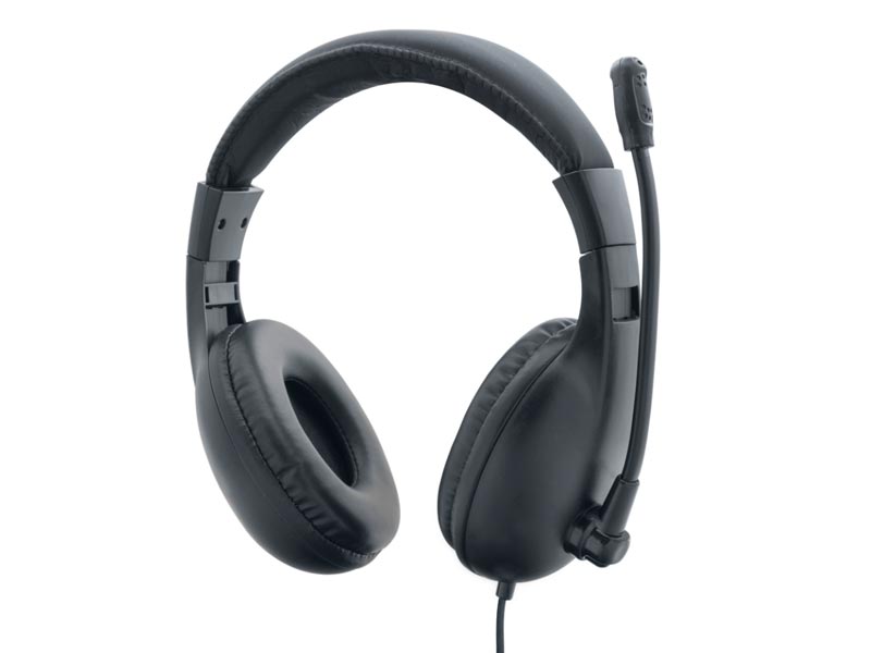 DeTech Drátový headset X2020 s mikrofonem - černá Nové