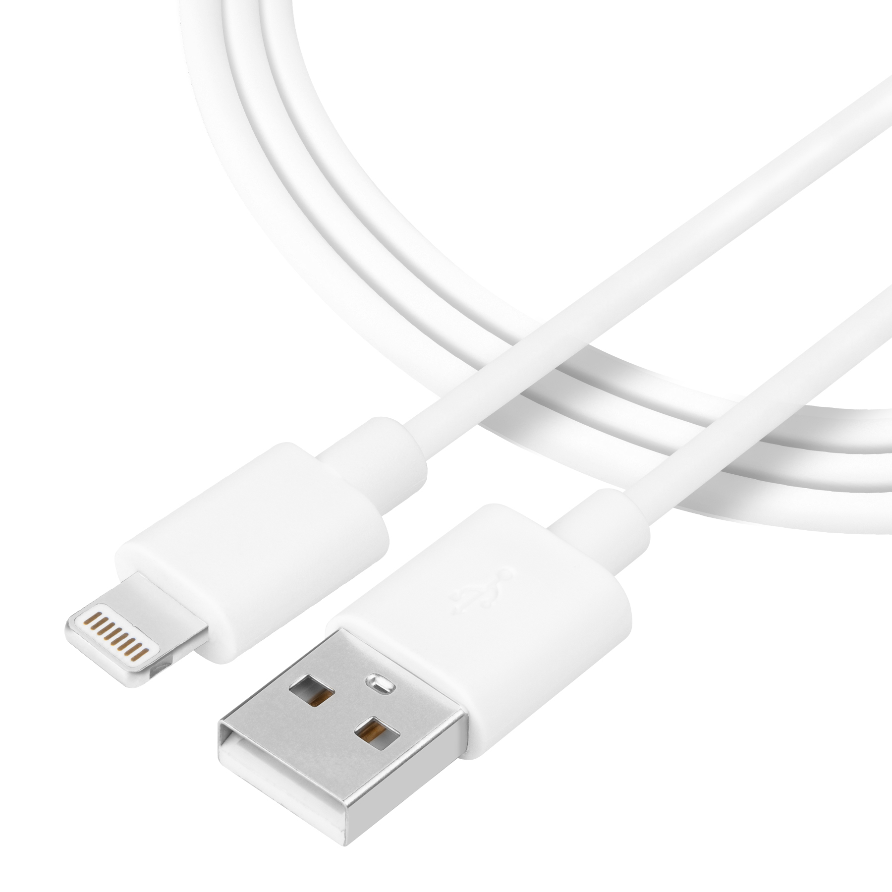 Tactical Smooth Thread Cable USB-A/Lightning 0.3m White Nové