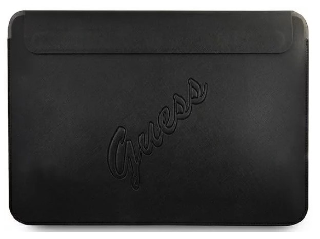 Guess Saffiano Sleeve MacBook 13" Air černá GUCS13PUSASBK Guess PU pouzdro na počítač Saffiano 13" černý Nové