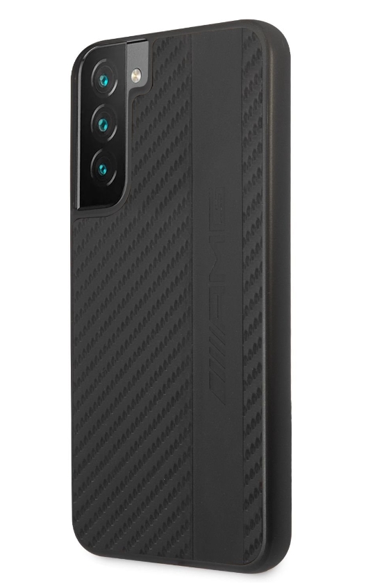 AMG PU Carbon Effect Zadní Kryt pro Samsung Galaxy S22+ Black Nové