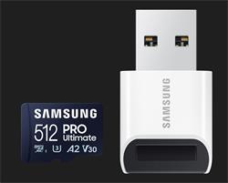 Samsung SDXC 512GB MB-MY512SB/WW Samsung micro SDXC 512GB PRO Ultimate + USB adaptér