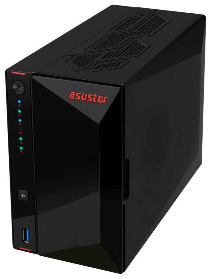 Asustor Nimbustor 2 Gen2 AS5402T 2 Bay NAS, Quad-Core 2.0GHz CPU, Dual 2.5GbE Ports, 4GB DDR4, 4x M.2 SSD Slots
