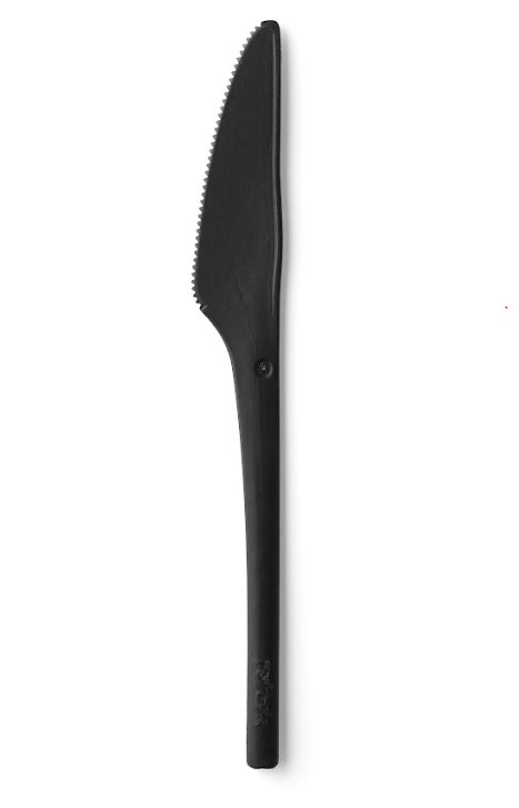 REFORK - Nůž z přírodního materiálu, black, 1000ks