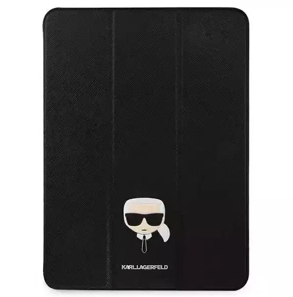 Karl Lagerfeld Head Saffiano Pouzdro pro iPad Pro 11 (2021) Black Nové