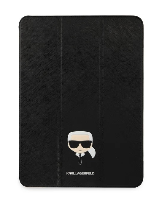 Karl Lagerfeld Head Saffiano Pouzdro pro iPad Pro 12.9 (2021/2022) Black Nové