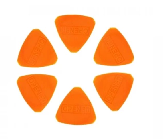 DeTech Otevírací trsátko pro mobilní zařízení, 12 ks, oranžové Nové