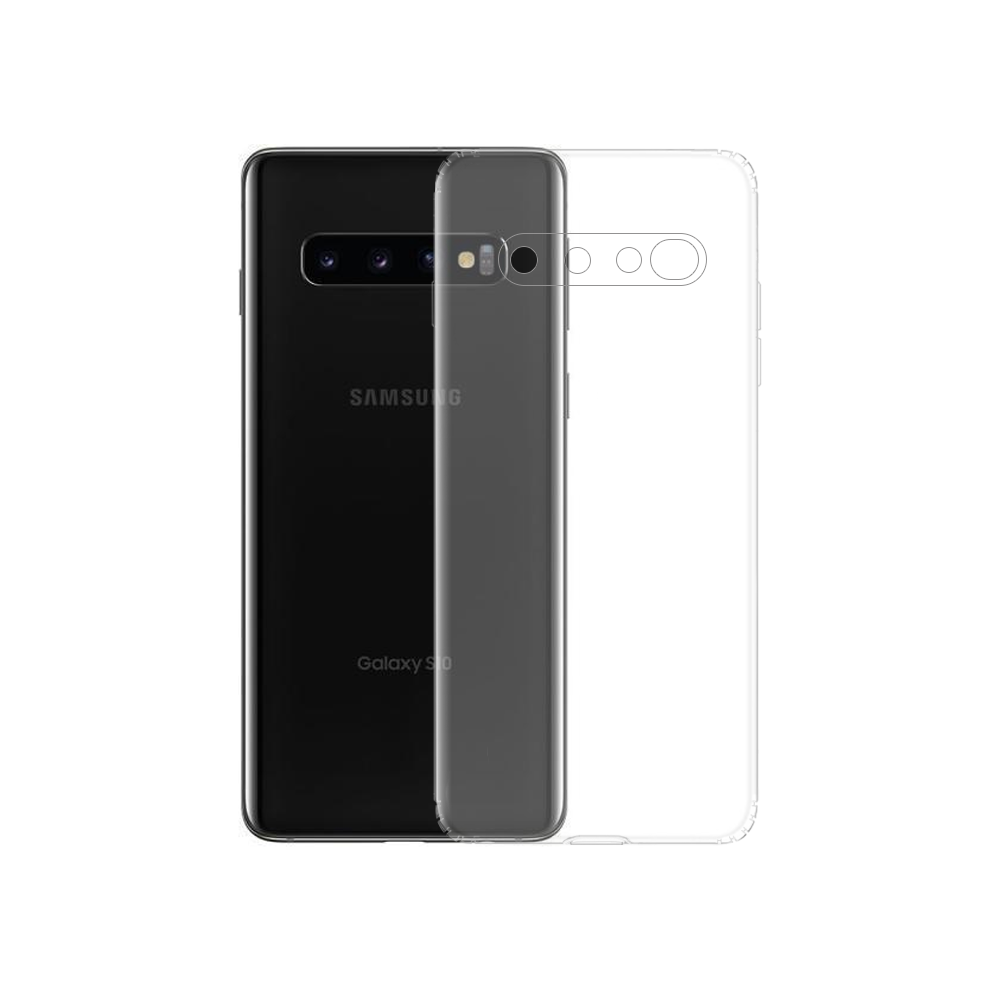 DeTech Silikonové pouzdro pro Samsung Galaxy S10 - průhledné Nové
