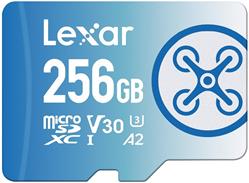 Lexar SDXC 256GB LMSFLYX256G-BNNNG Lexar paměťová karta 256GB FLY High-Performance 1066x microSDXC™ UHS-I, (čtení/zápis:160/90MB/s) C10 A2 V30 U3