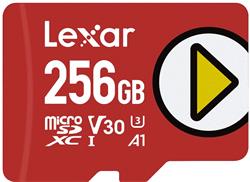 Lexar microSDXC Class 10 256 GB LMSPLAY256G-BNNNG Lexar paměťová karta 256GB PLAY microSDXC™ UHS-I cards, čtení 150MB/s C10 A1 V30 U3