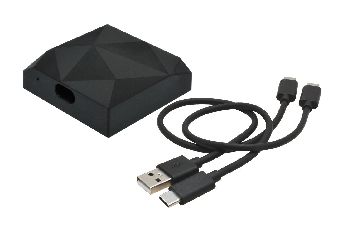 Adaptér pro bezdrátový Apple CarPlay do automobilů s jednotkou podporující Car Play s připojením kab