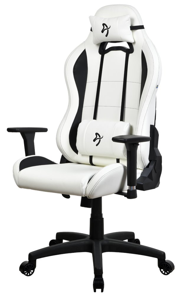 AROZZI herní židle TORRETTA Soft PU/ polyuretanový povrch/ bílá