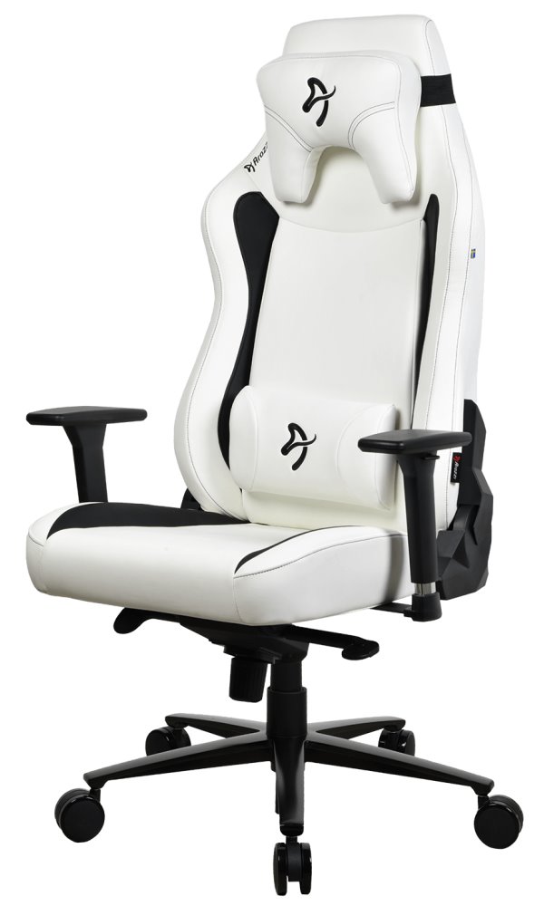 AROZZI herní židle VERNAZZA XL SoftPU White/ povrch polyuretan/ bílá