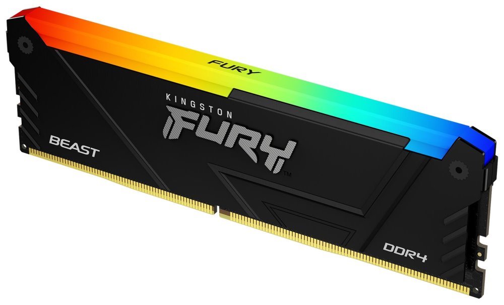 KINGSTON DIMM DDR4 16GB 3200MT/s CL16 FURY Beast RGB, XMP