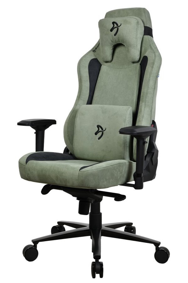 AROZZI herní židle VERNAZZA Supersoft Forest/ látkový povrch/ lesní zelená