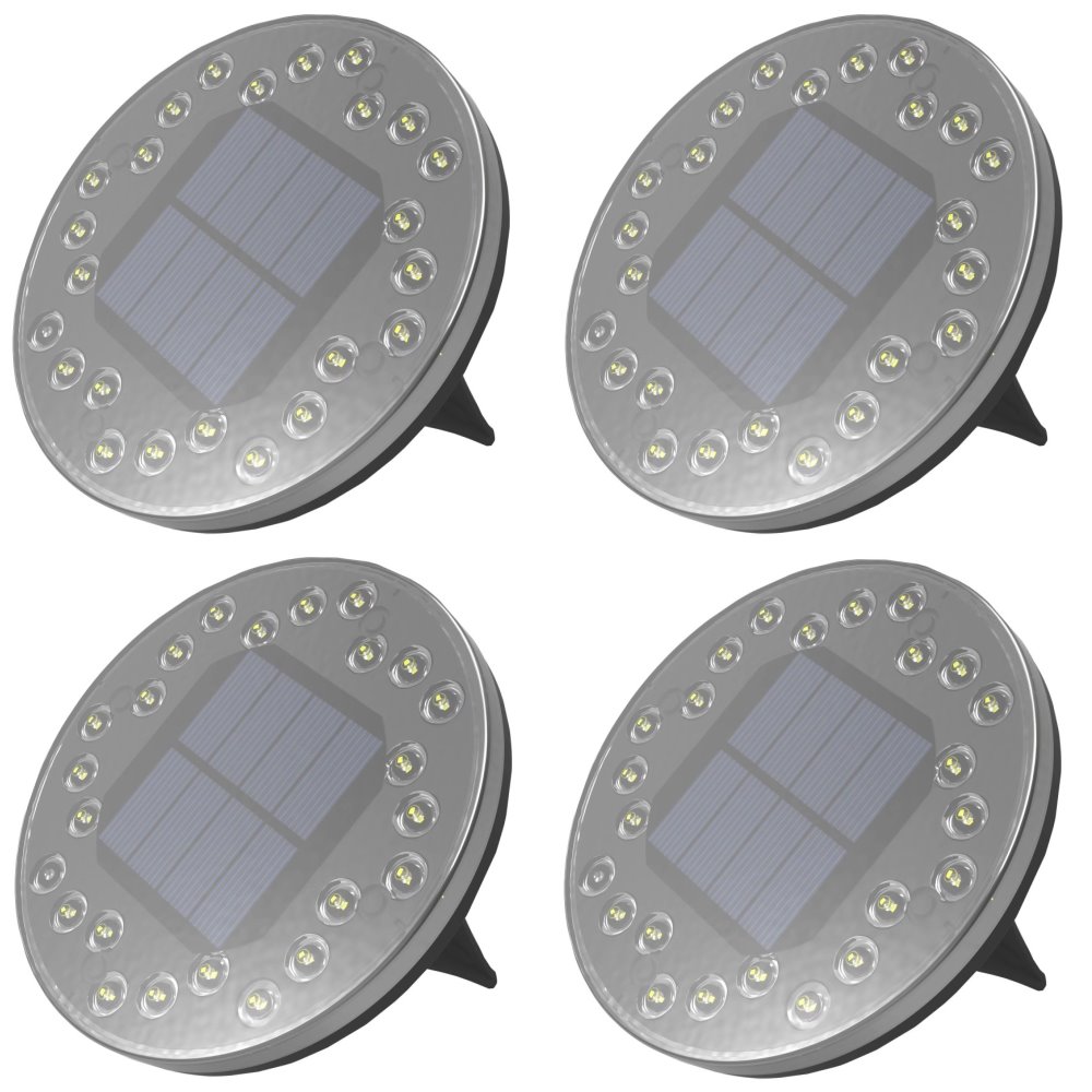 IMMAX CUTE venkovní solární LED osvětlení, 0.45W, IP68, 4ks v balení