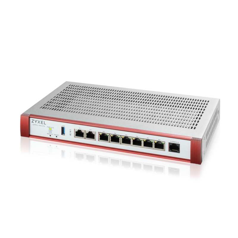 Zyxel USG FLEX200 H Series, User-definable ports with 2*2.5G & 6*1G, 1*USB with 1 YR Security bundle