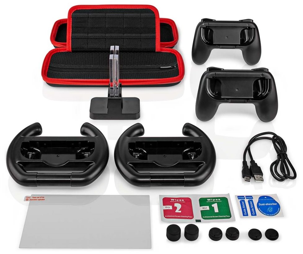 Nedis Starter Kit Nintendo Switch OLED NEDIS herní Starter Kit/ pro Nintendo switch (OLED)/ 13v1/ černý