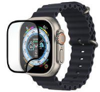 eSTUFF Titan Shield ochranné sklo pro Apple Watch Ultra, černá