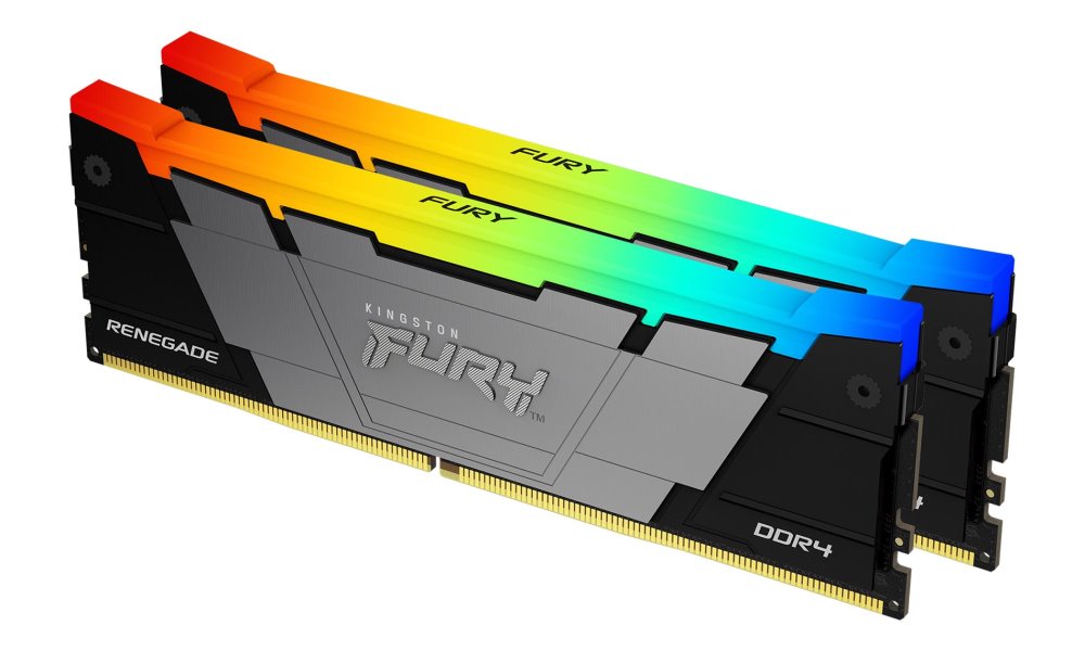 KINGSTON DIMM DDR4 32GB (Kit of 2) 3600MT/s CL16 1Gx8 FURY Renegade RGB