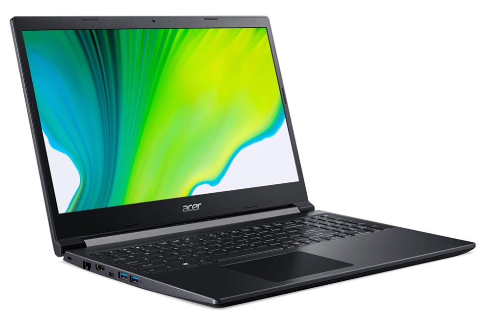 Acer Aspire 7 (A715-76G-524R) i5-12450H/16GB/512GB SSD/15.6" FHD/GF 2050/Win Home 11 černá