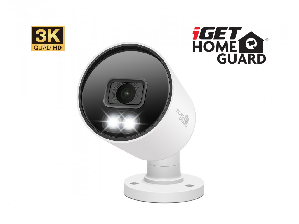 iGET HOMEGUARD HGPRO858 - kamera pro CCTV systém HGDVK83304, BNC, 3K rozlišení, LED světlo
